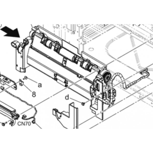 Konica Minolta paper feed assy KM Bishub 4050i, 4700i, 4750i OEM
